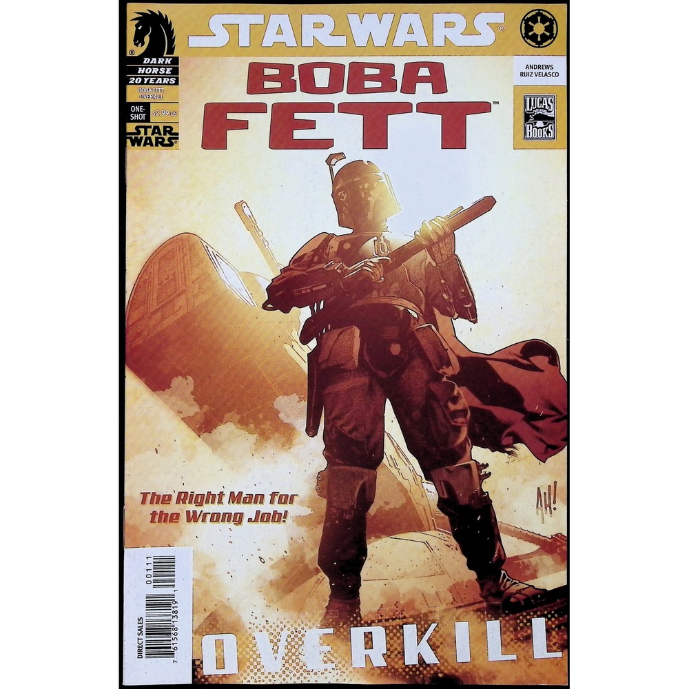 Star Wars‎ Boba Fett Overkill Dark Horse 2006 Adam Hughes Cover NM-